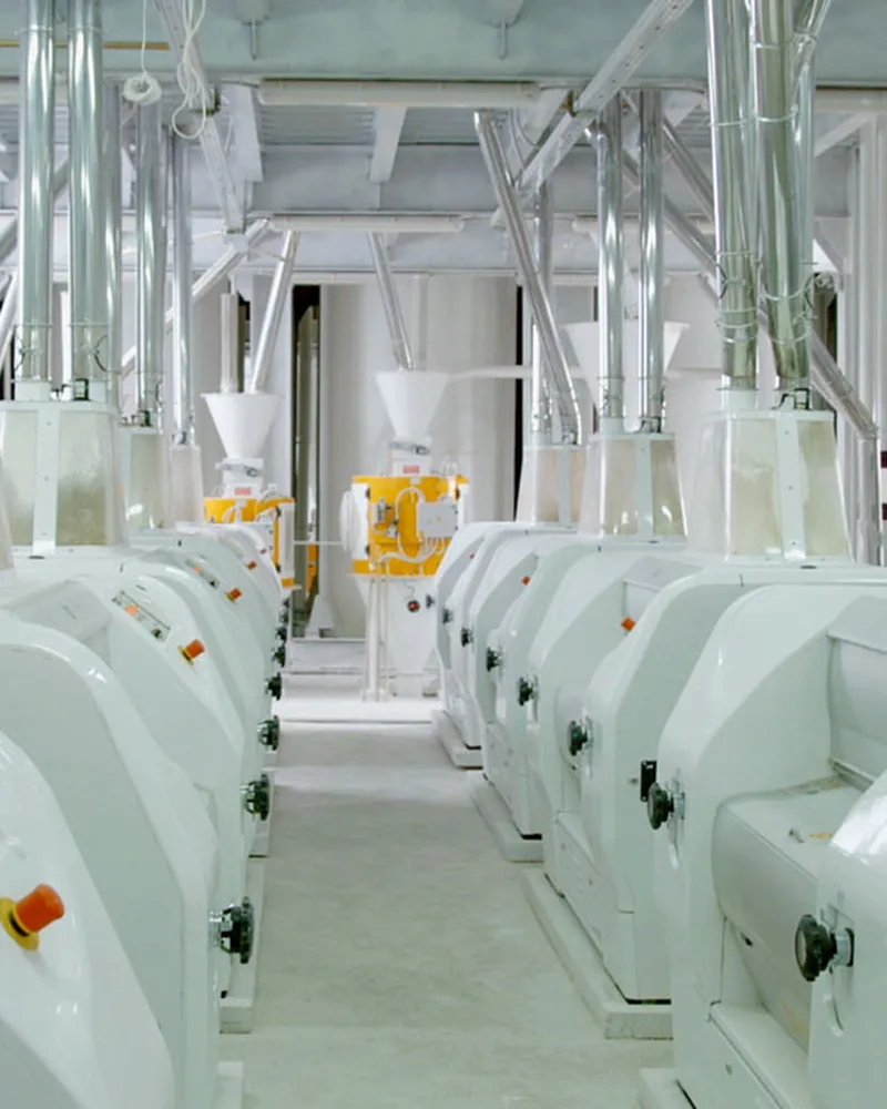 Bild eines modernen Müllereibetriebs