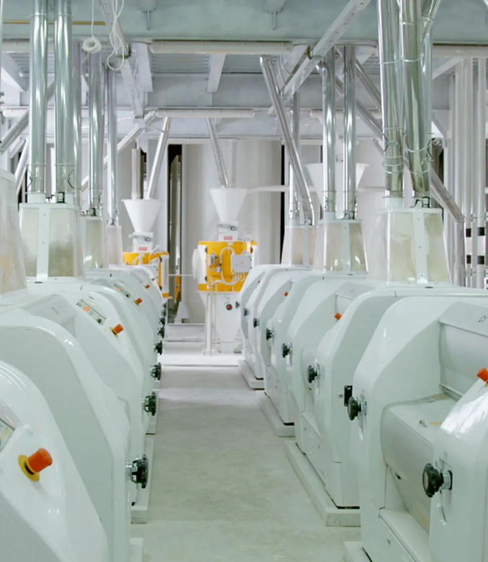 Bild eines modernen Müllereibetriebs